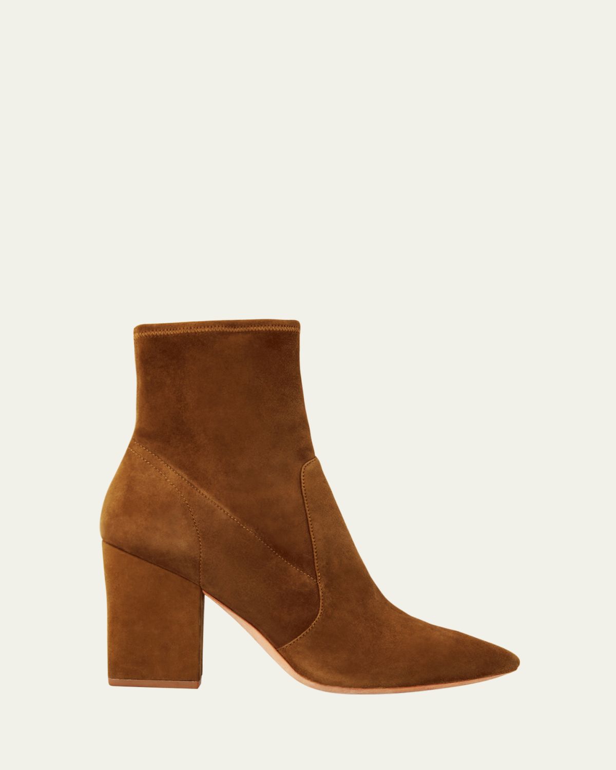 Loeffler Randall Isla Suede Chunky-Heel Boots
