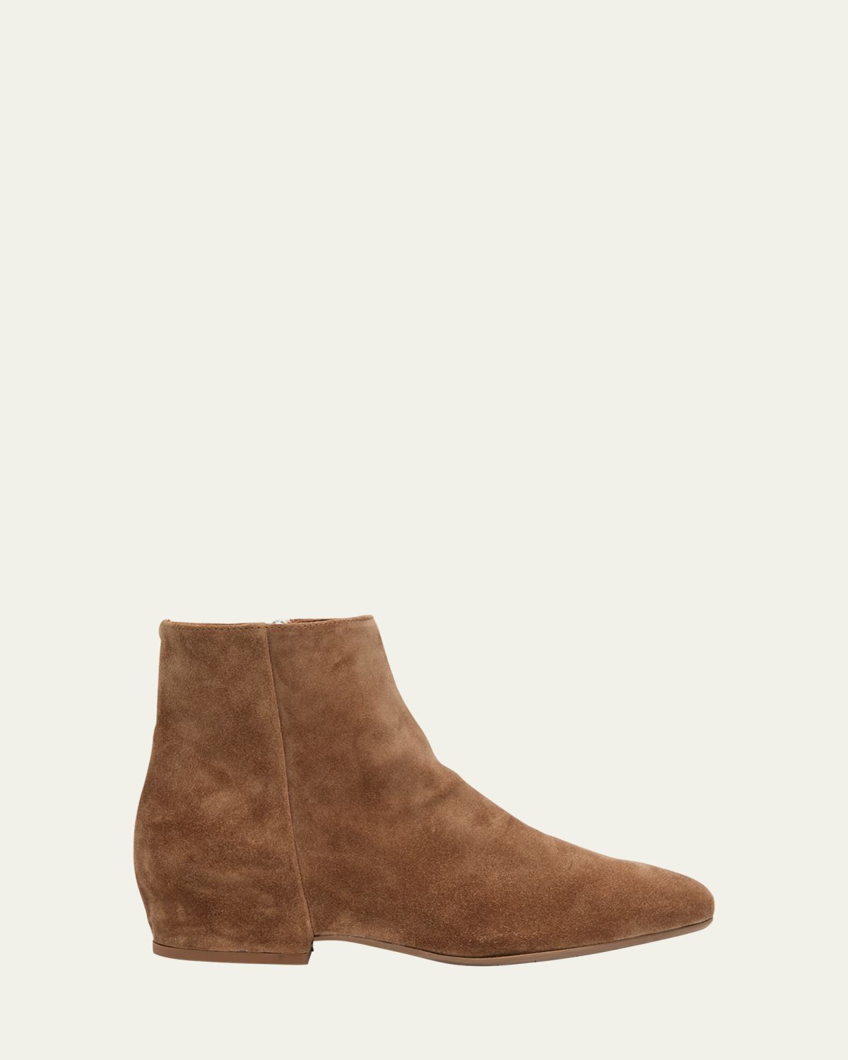 Aquatalia Ulyssa Waterproof Suede Ankle Boots with Hidden Wedge