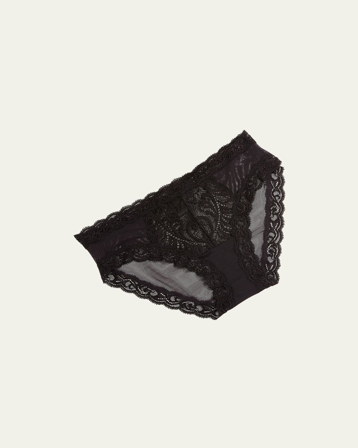 Natori Feathers Lace-Trim and Mesh Hipster Briefs