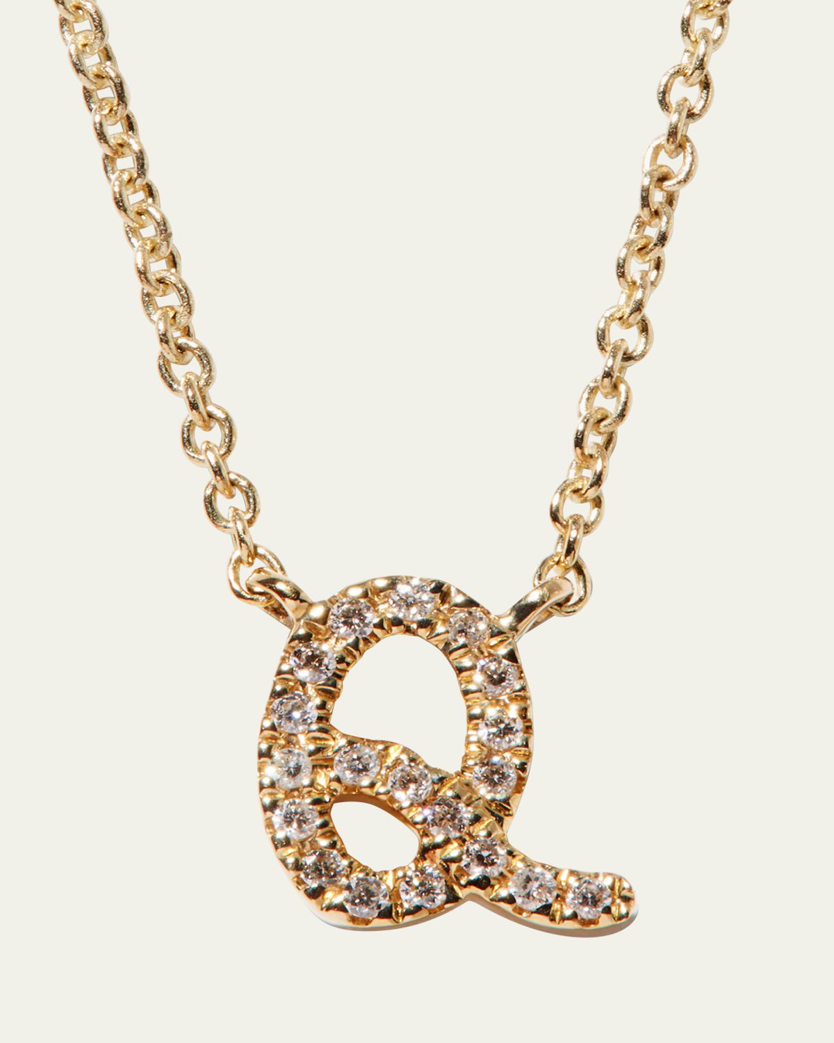 Sydney Evan Diamond nitial Pendant Necklace