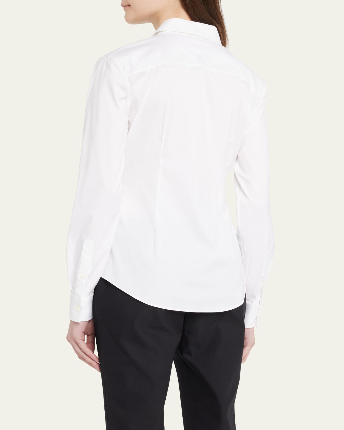 Theory Tenia Long-Sleeve Blouse | Thumbnail 3