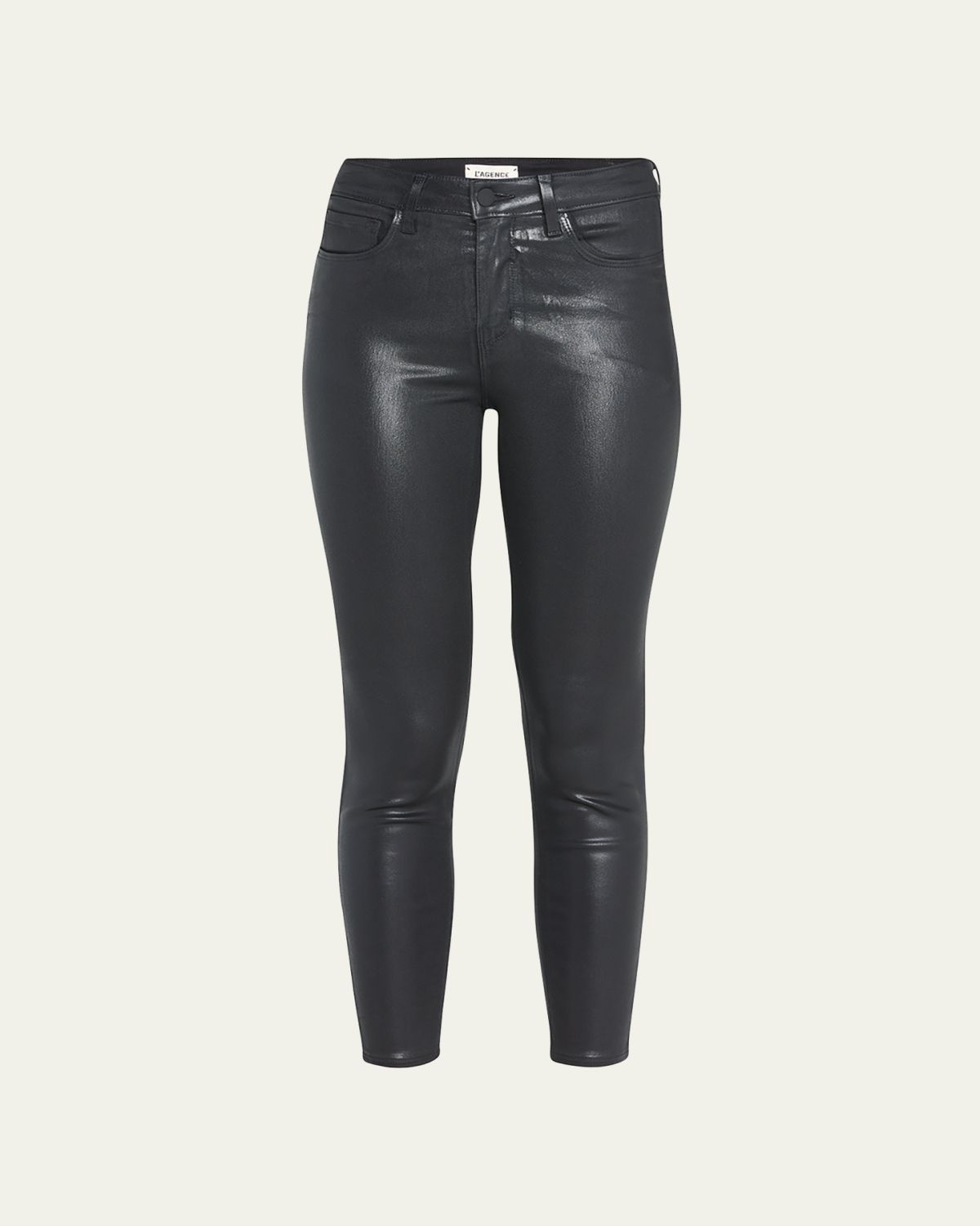 L'Agence Margot Coated High-Rise Skinny Ankle Jeans | Thumbnail 6 L'Agence Margot Coated High-Rise Skinny Ankle Jeans | Thumbnail 6