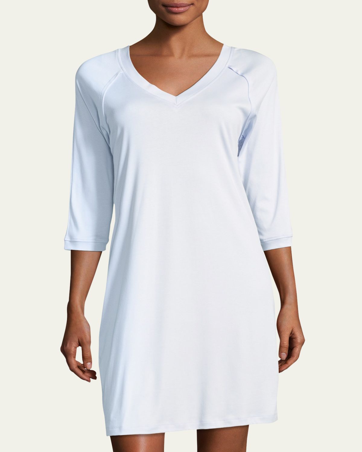 Hanro Pure Essence 3/4-Sleeve Gown