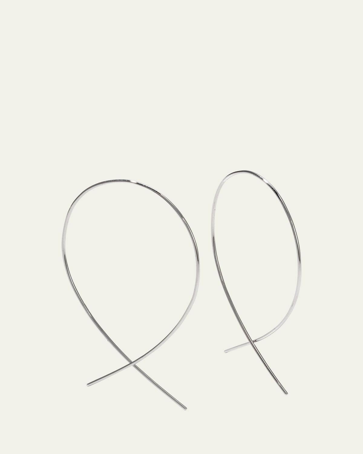 Lana 14K Gold Small Upside Down Hoop Earrings | Thumbnail 5 Lana 14K Gold Small Upside Down Hoop Earrings | Thumbnail 5