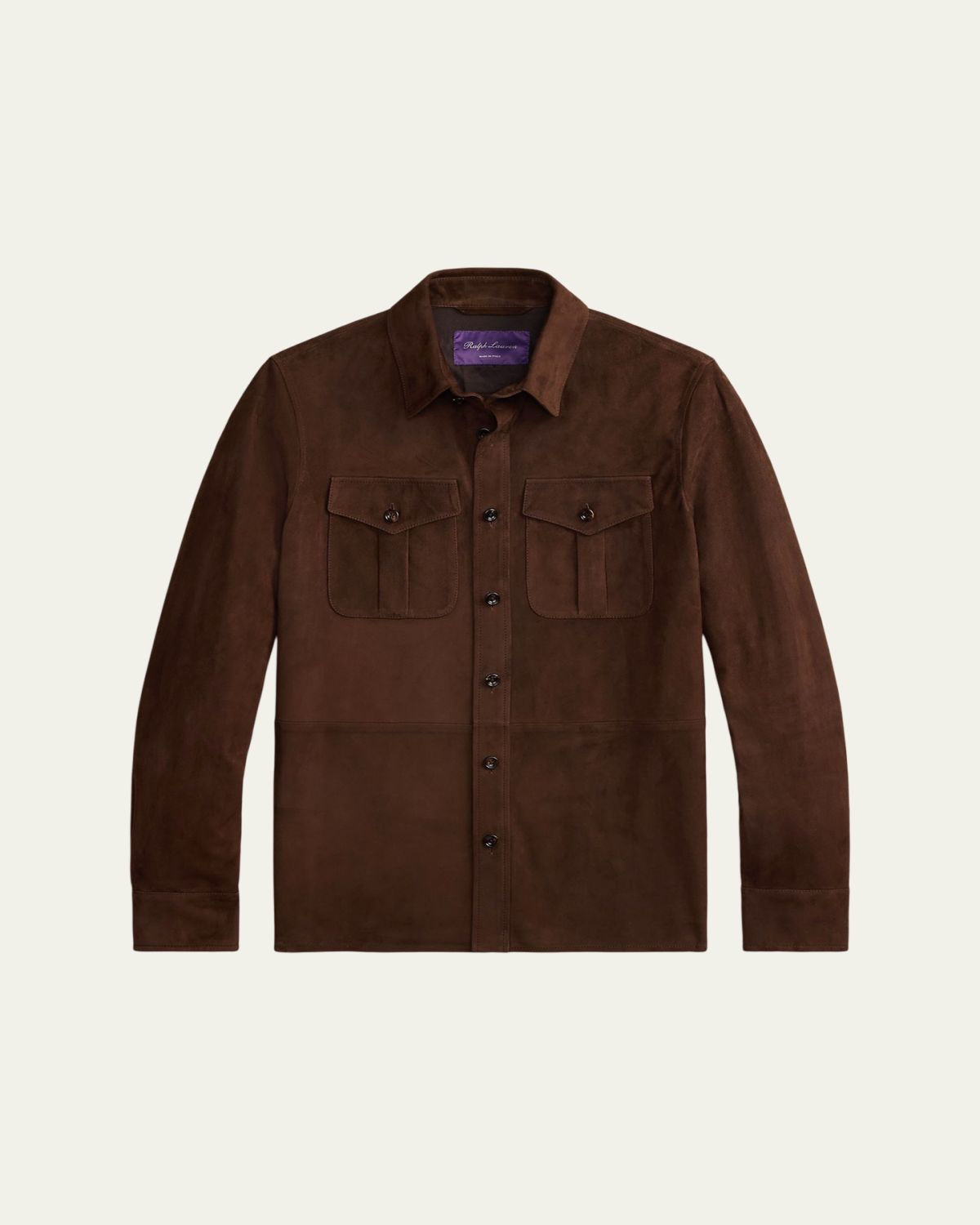 Ralph Lauren Purple Label Suede Overshirt | Thumbnail 6 Ralph Lauren Purple Label Suede Overshirt | Thumbnail 6