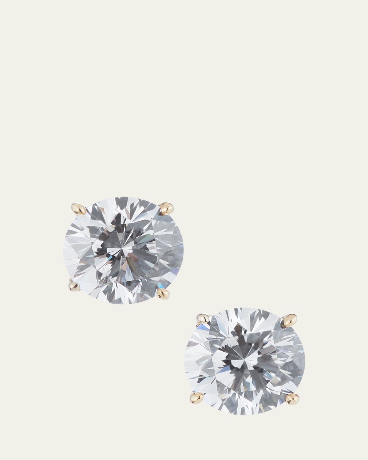 Fantasia by DeSerio 14K Yellow Gold 3.5ct Stud Earrings | Thumbnail 5 Fantasia by DeSerio 14K Yellow Gold 3.5ct Stud Earrings | Thumbnail 5