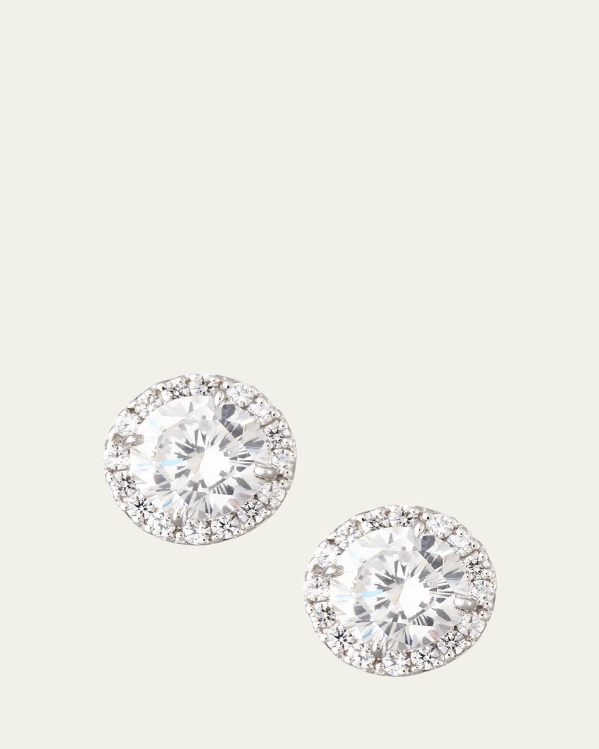 Fantasia by DeSerio Sterling Silver 1.5ct Pave Stud Earrings | Thumbnail 7 Fantasia by DeSerio Sterling Silver 1.5ct Pave Stud Earrings | Thumbnail 7
