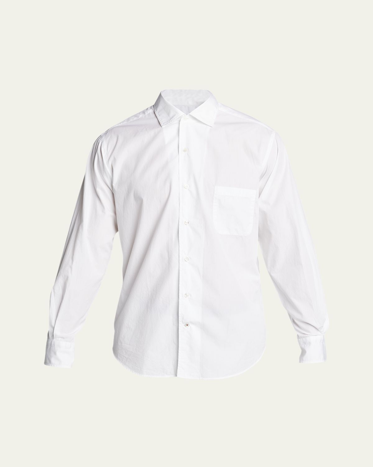 Loro Piana Men's Andre Cotton Poplin Shirt