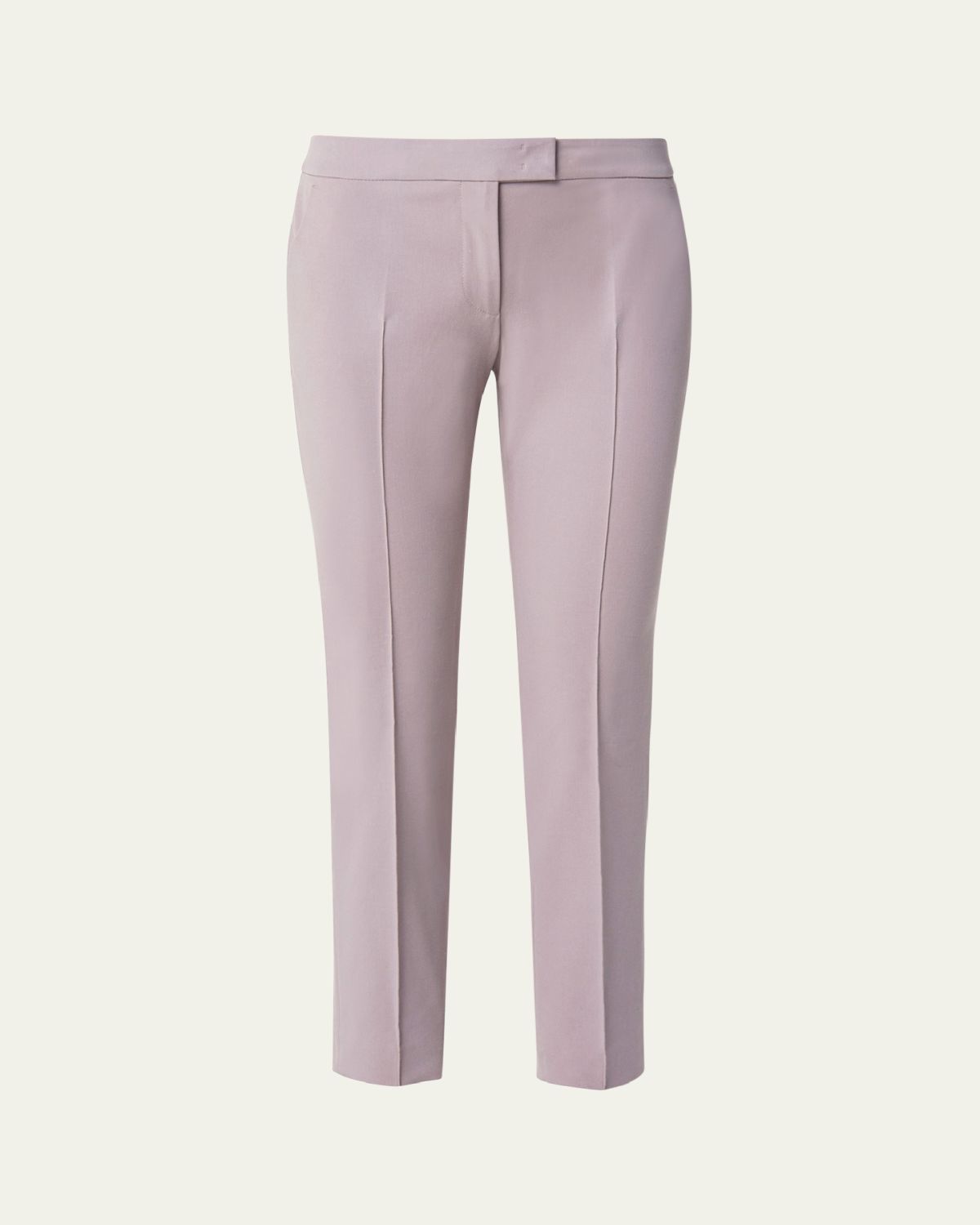 Akris punto Frankie Straight-Leg Cotton-Stretch Cropped Pants | Thumbnail 6