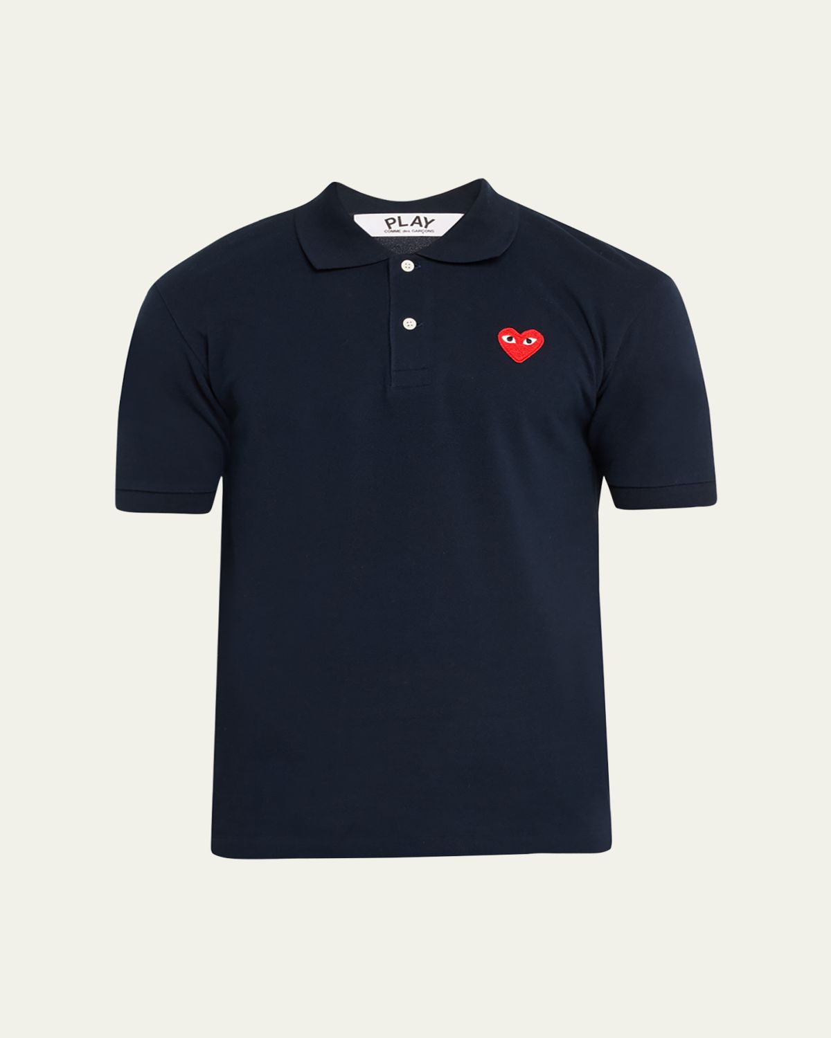 Comme des Garcons Men's Polo Shirt with Heart | Thumbnail 6