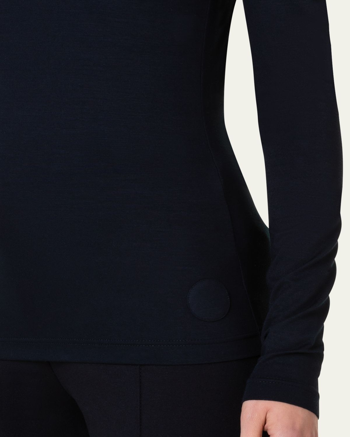 Akris punto Turtleneck Long-Sleeve Modal-Stretch Top | Thumbnail 5 Akris punto Turtleneck Long-Sleeve Modal-Stretch Top | Thumbnail 5
