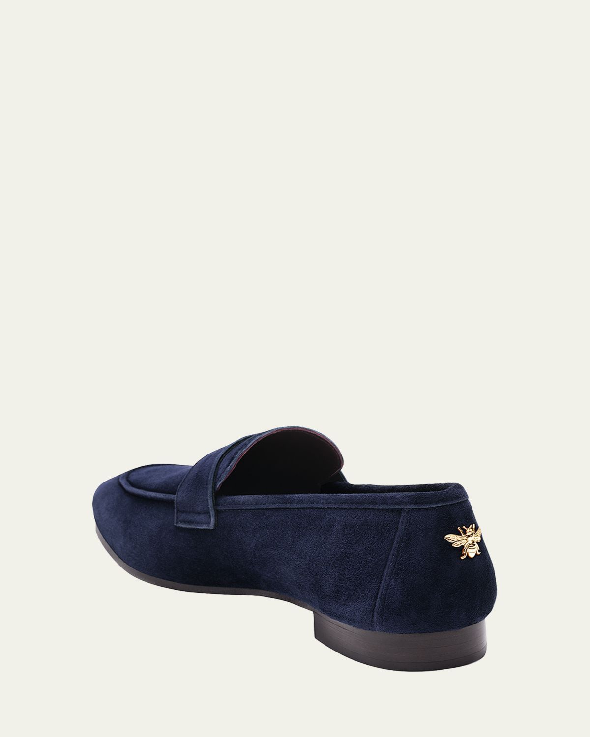 Bougeotte Suede Slip-On Penny Loafers | Thumbnail 3