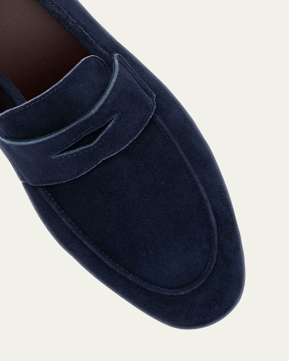 Bougeotte Suede Slip-On Penny Loafers | Thumbnail 4