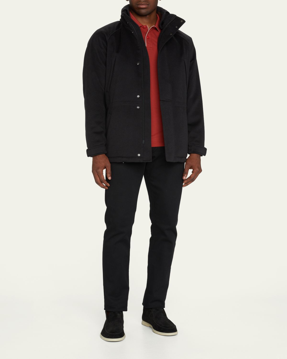 Loro Piana Men's Icer Cashmere Coat | Thumbnail 2
