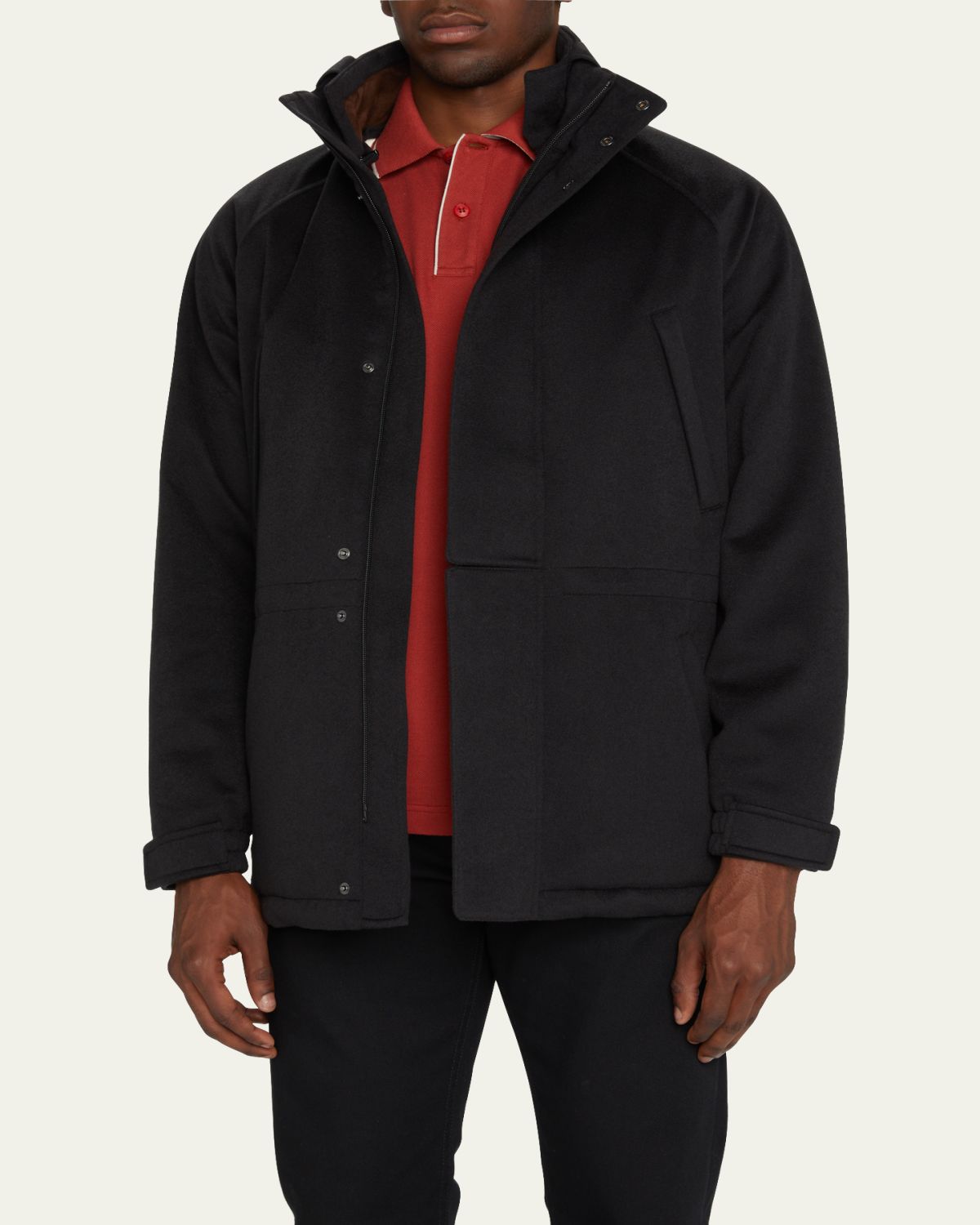 Loro Piana Men's Icer Cashmere Coat | Thumbnail 4