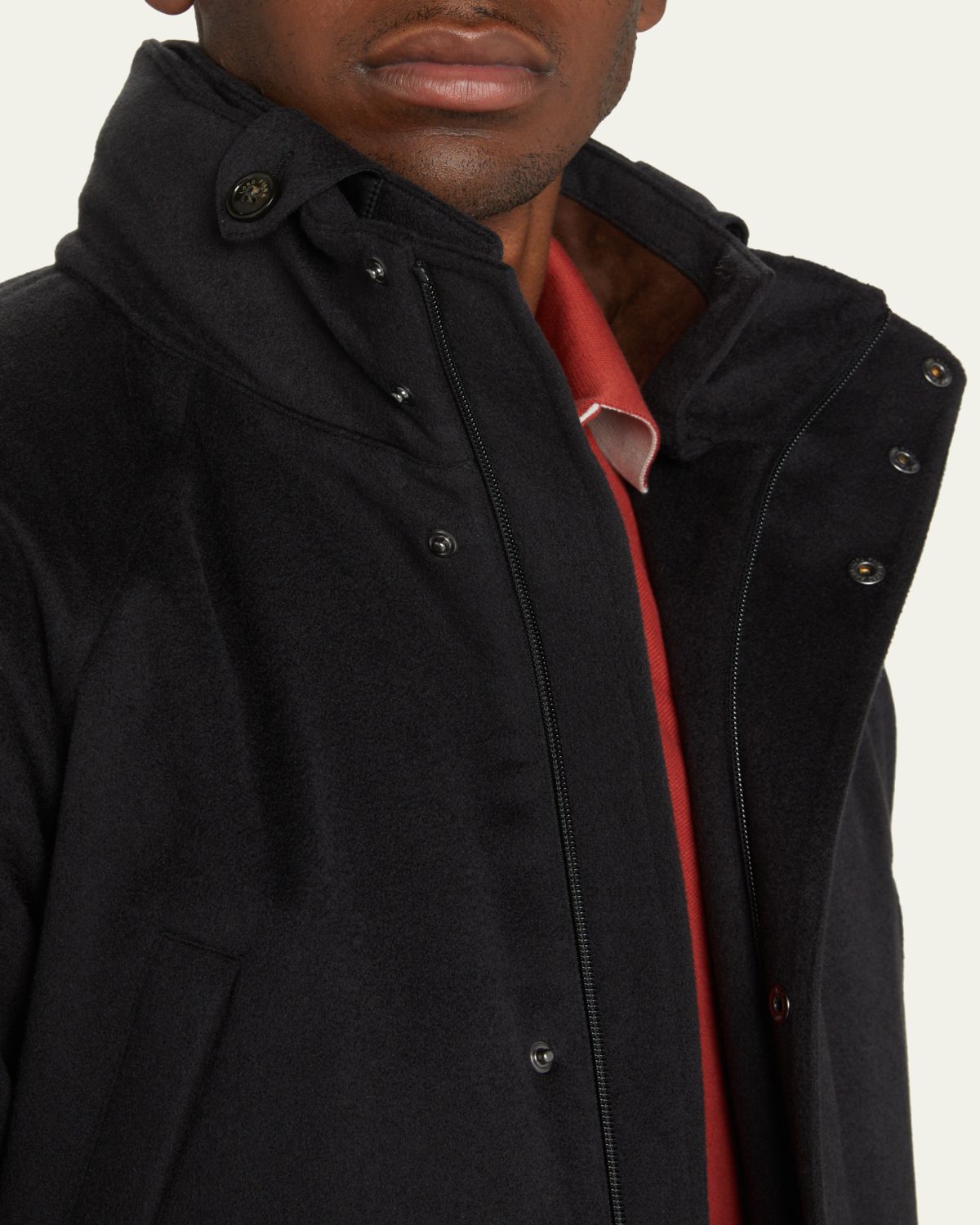 Loro Piana Men's Icer Cashmere Coat | Thumbnail 5