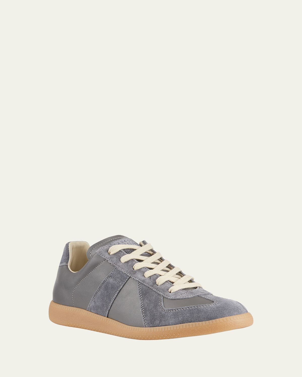 Maison Margiela Men's Replica Leather Low-Top Sneakers | Thumbnail 6 Maison Margiela Men's Replica Leather Low-Top Sneakers | Thumbnail 6