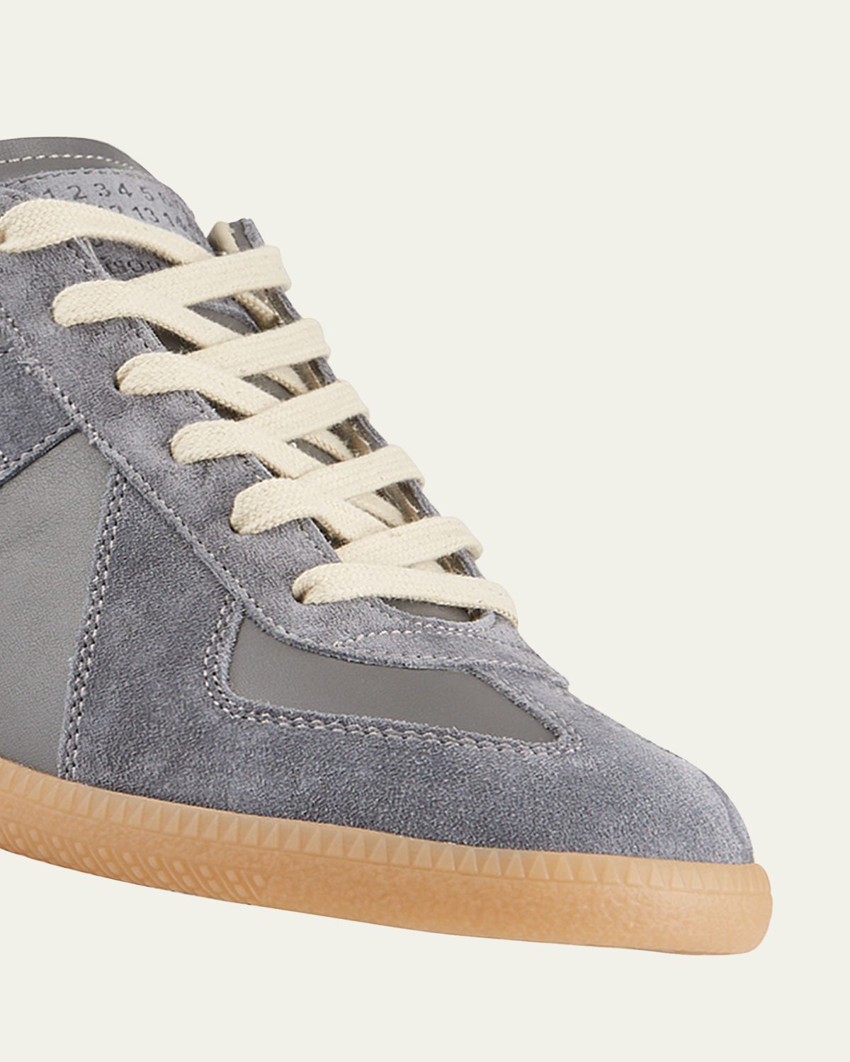 Maison Margiela Men's Replica Leather Low-Top Sneakers | Thumbnail 9 Maison Margiela Men's Replica Leather Low-Top Sneakers | Thumbnail 9