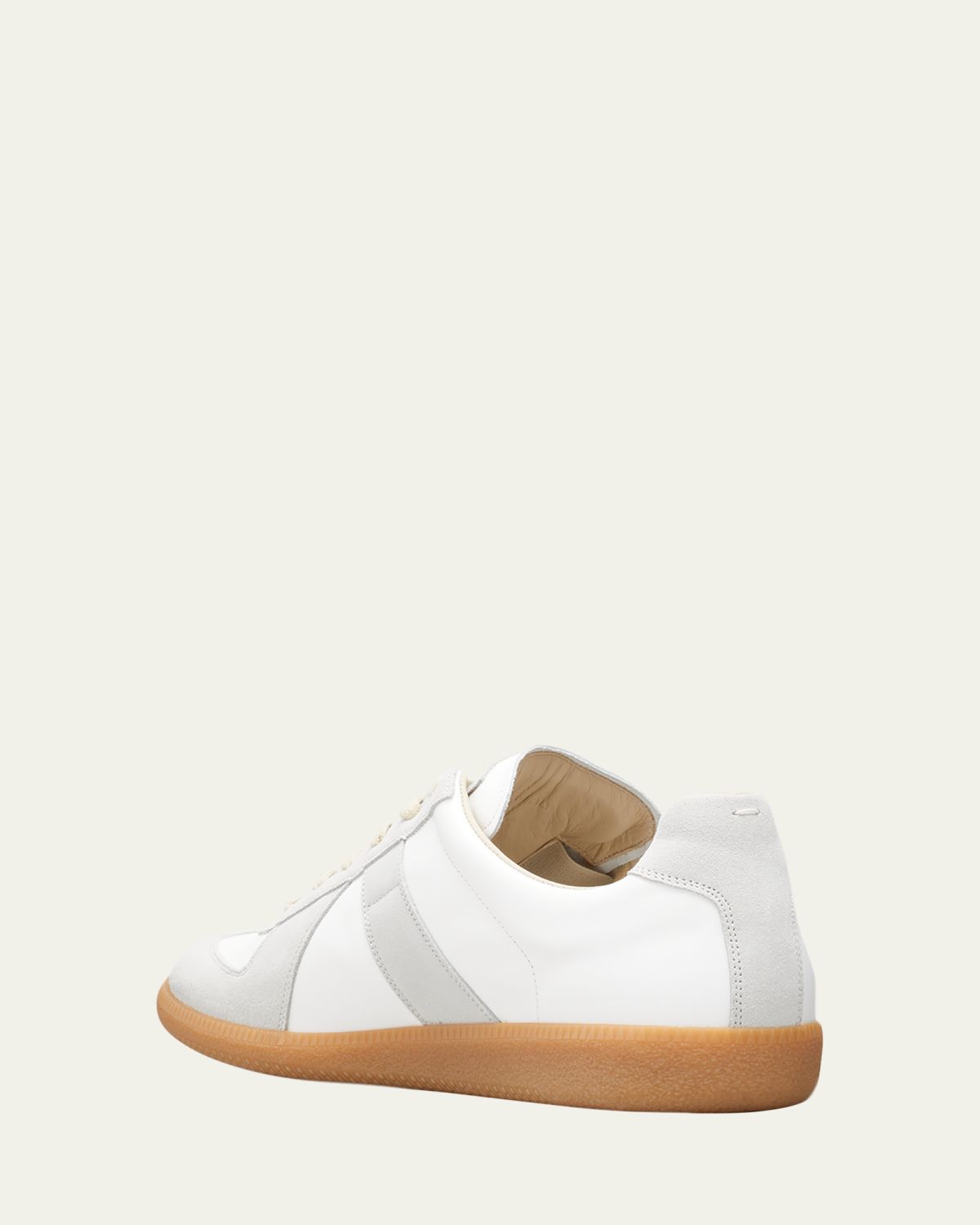 Maison Margiela Men's Replica Leather Low-Top Sneakers | Thumbnail 4 Maison Margiela Men's Replica Leather Low-Top Sneakers | Thumbnail 4