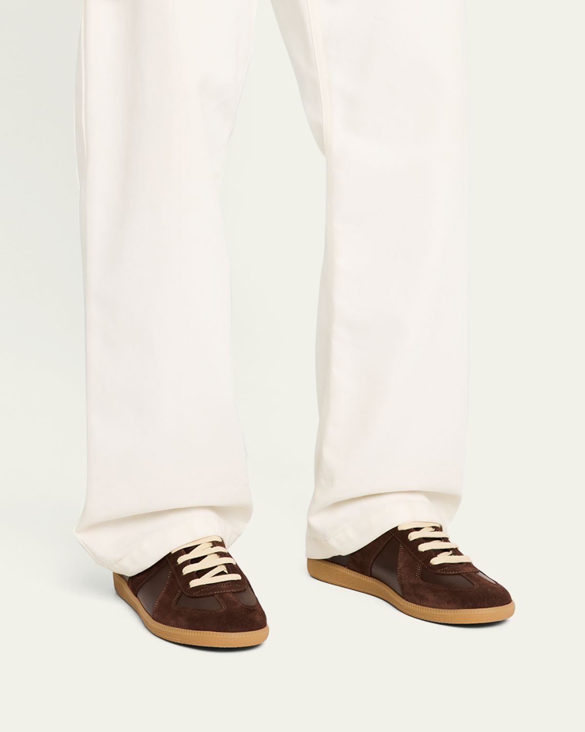 Maison Margiela Men's Replica Leather Low-Top Sneakers | Thumbnail 14 Maison Margiela Men's Replica Leather Low-Top Sneakers | Thumbnail 14