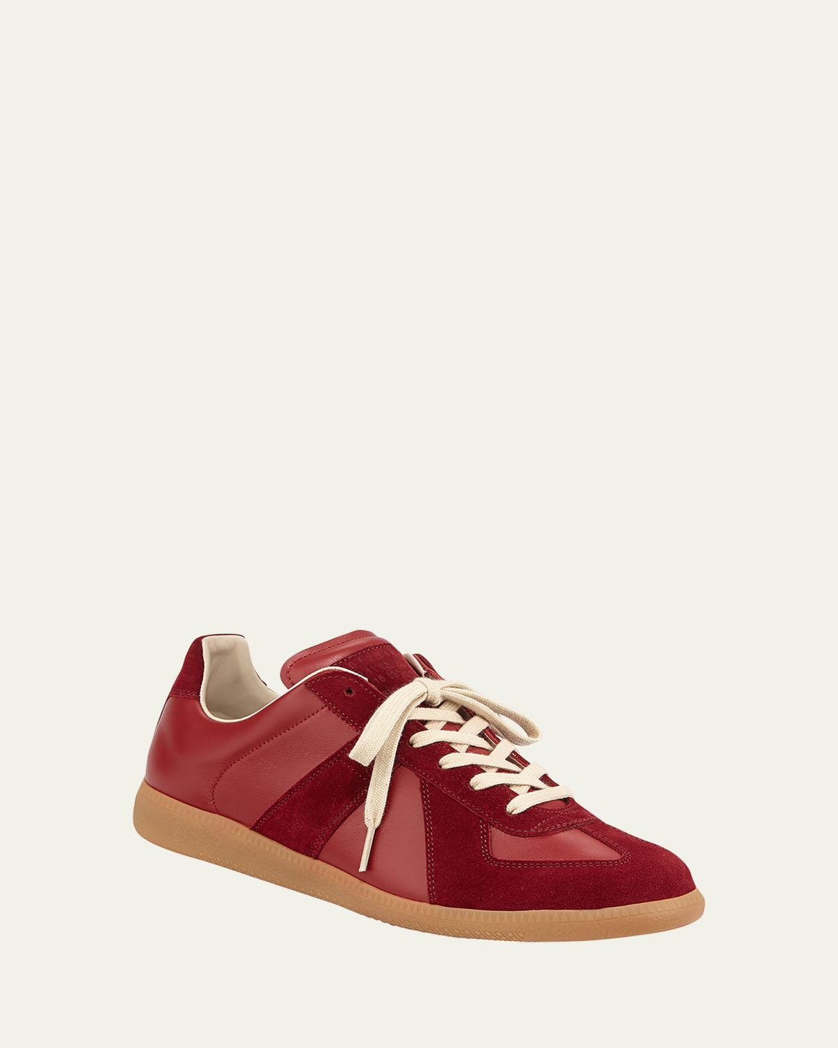 Maison Margiela Men's Replica Leather Low-Top Sneakers | Thumbnail 10 Maison Margiela Men's Replica Leather Low-Top Sneakers | Thumbnail 10