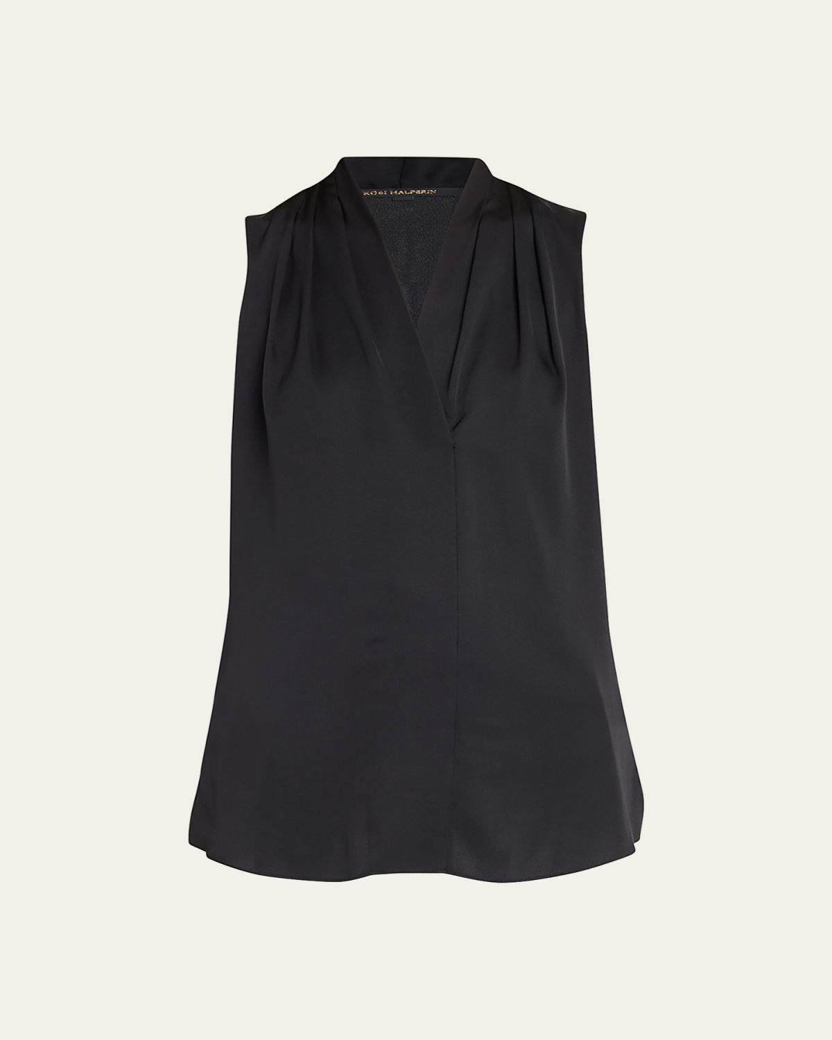 Kobi Halperin Mila Silk-Stretch Sleeveless Top