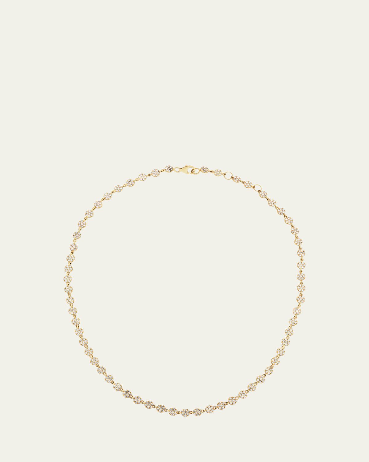 Lana 14K Gold Legacy Diamond Disc Choker Necklace