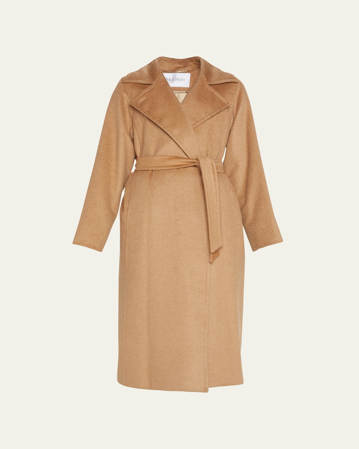 Max Mara Manuela Belted Camel Hair Coat, Camel