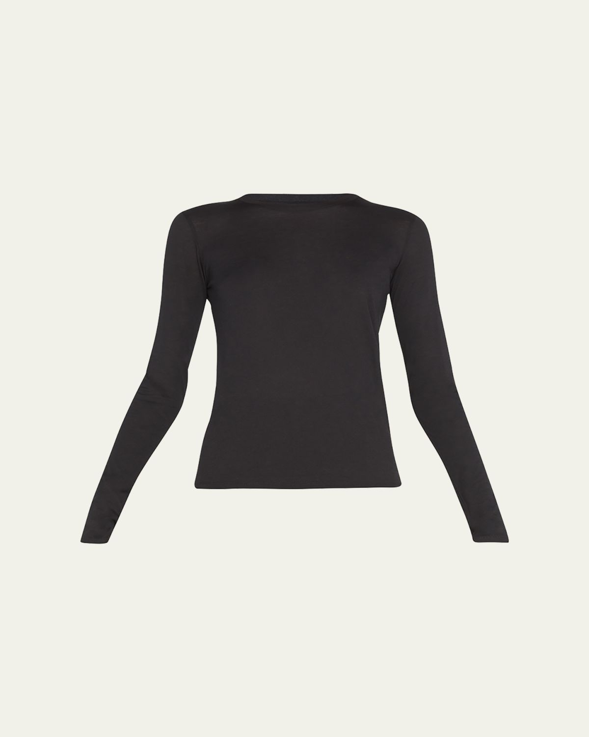 Vince Essential Long-Sleeve Crewneck Tee