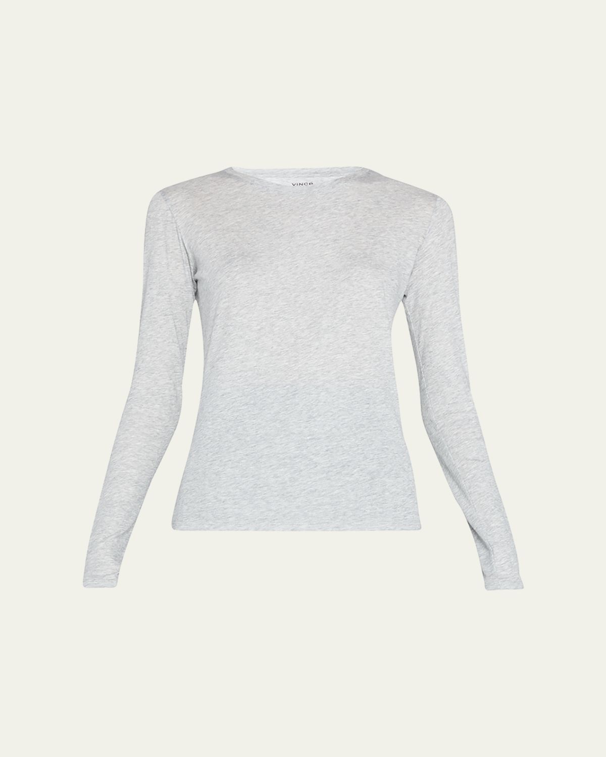 Vince Essential Long-Sleeve Crewneck Tee