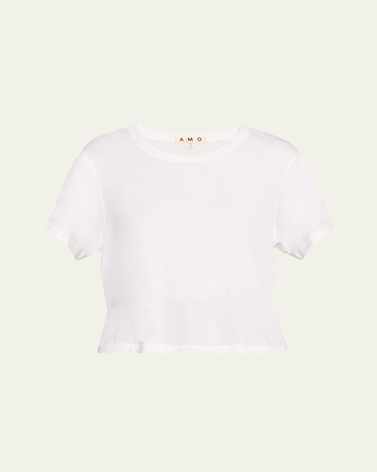 AMO Denim Babe Cropped Crewneck Tee | Thumbnail 6
