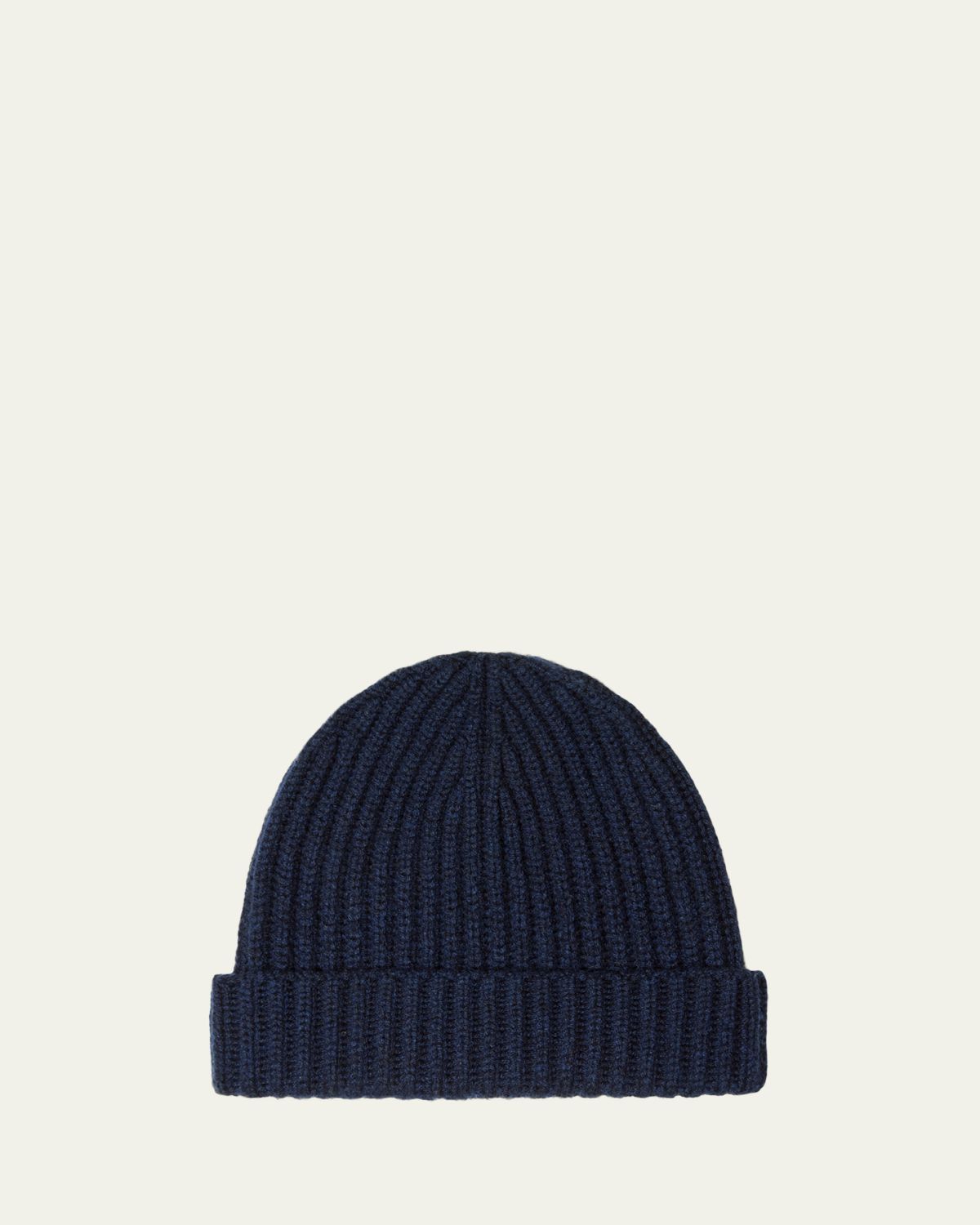 Loro Piana Men's Cashmere Rib-Knit Beanie