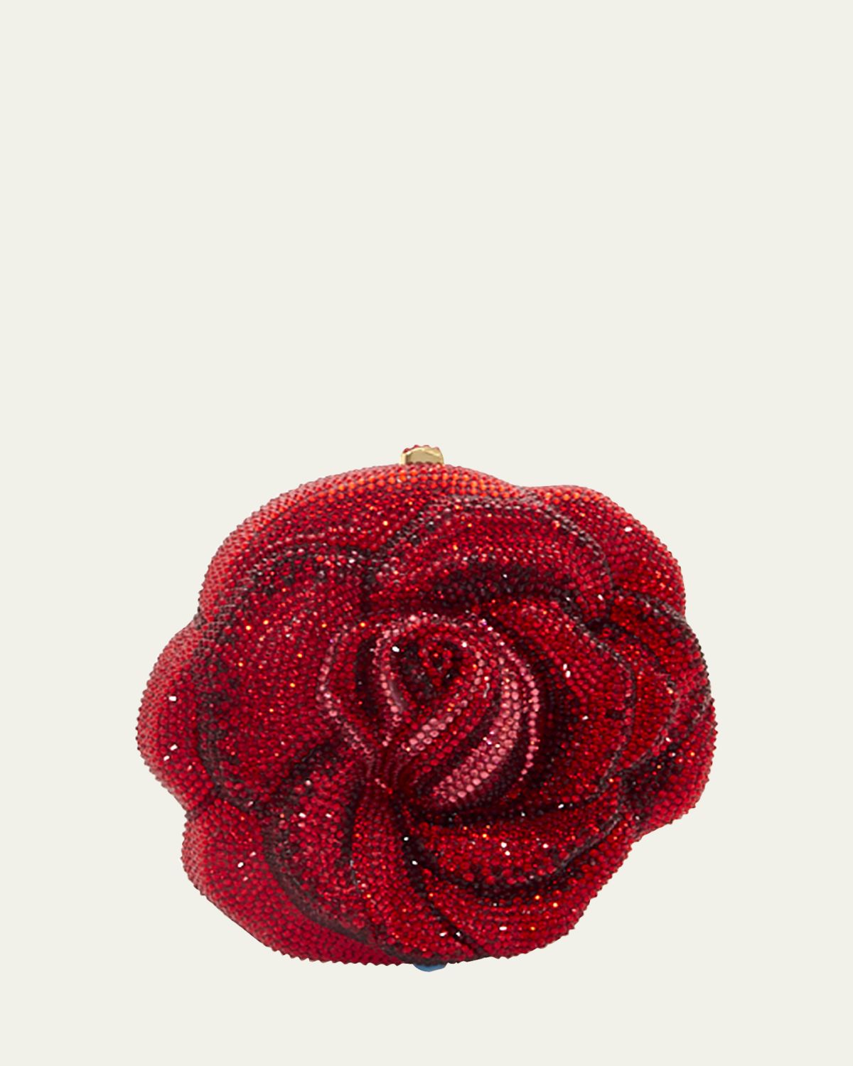 Judith Leiber Couture New Rose Crystal Minaudiere