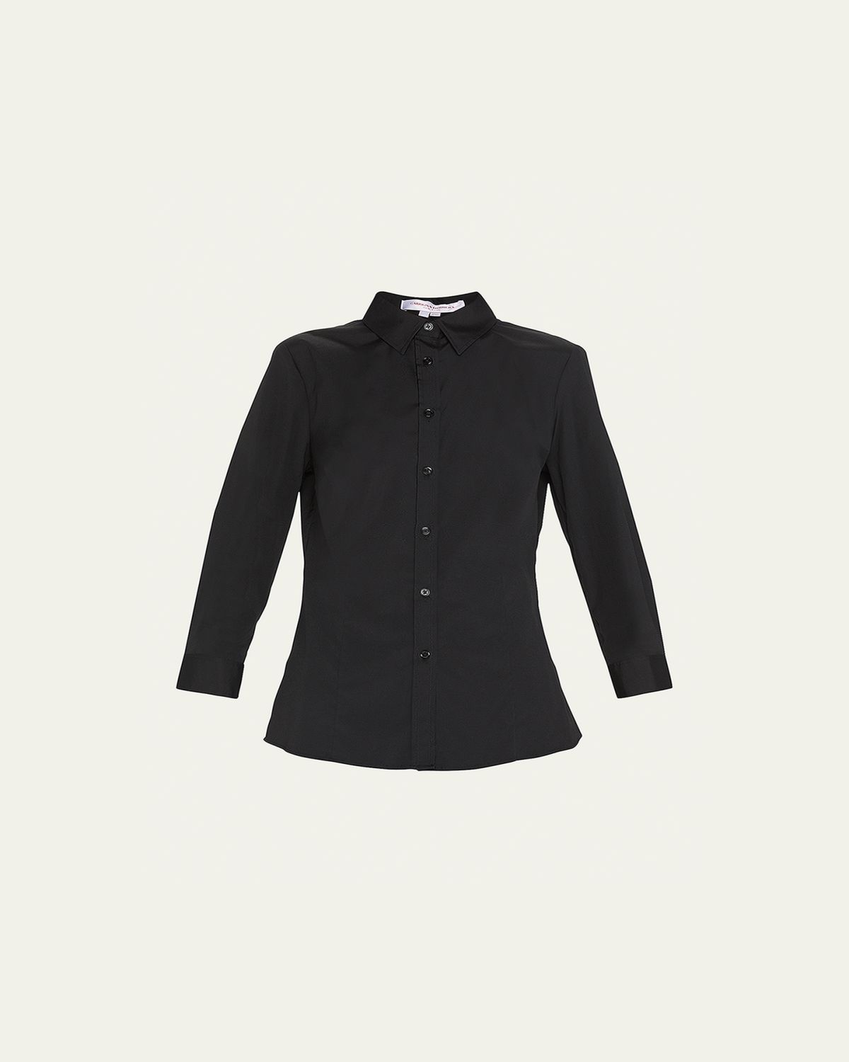 Carolina Herrera Classic Cotton Button-Front Shirt