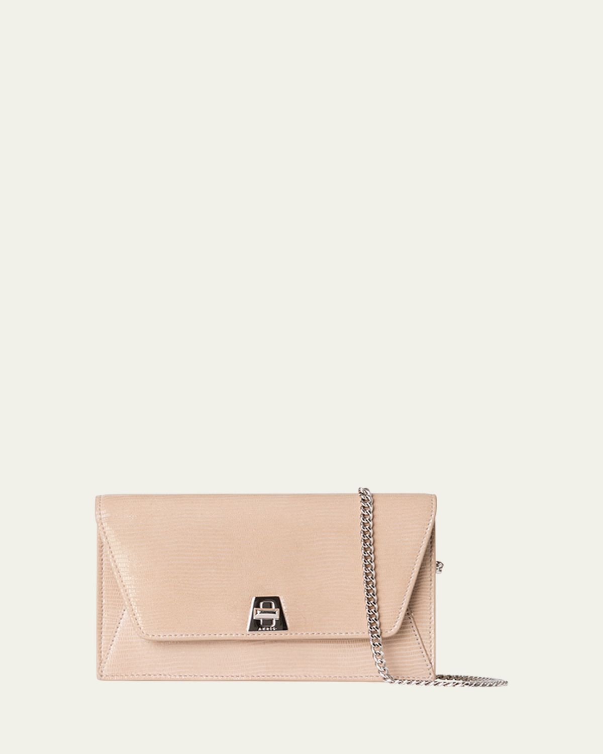 Akris Anouk Lizard-Print Clutch Bag w/ Chain | Thumbnail 6 Akris Anouk Lizard-Print Clutch Bag w/ Chain | Thumbnail 6