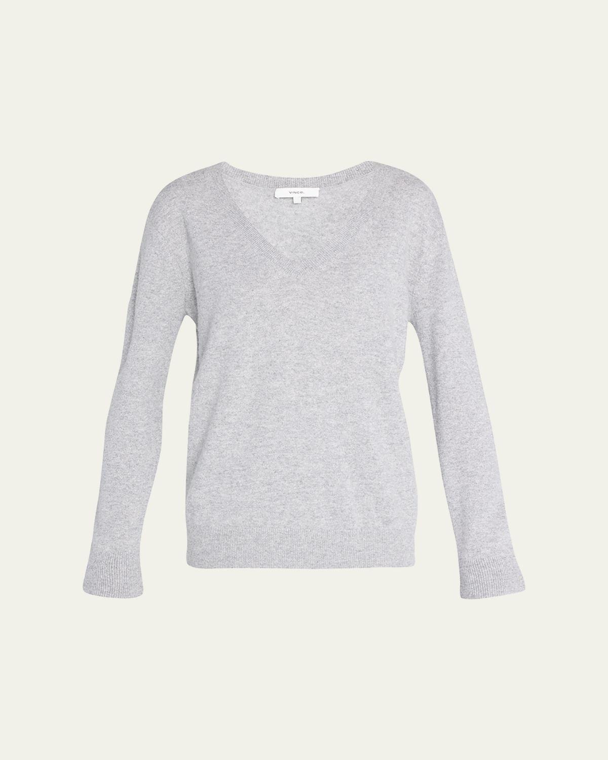 Vince Weekend V-Neck Cashmere Pullover Sweater