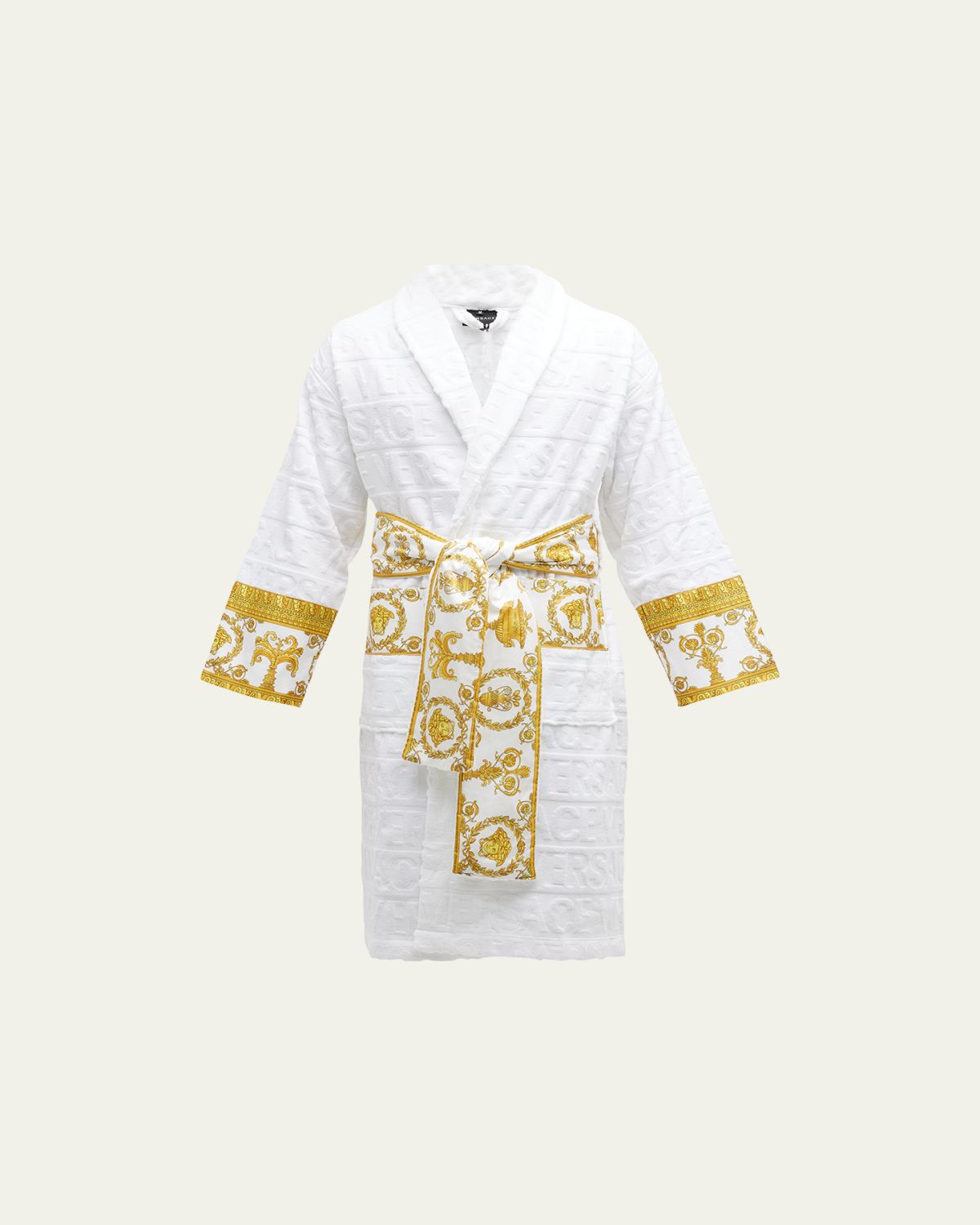 Versace Unisex Barocco Sleeve Robe | Thumbnail 10 Versace Unisex Barocco Sleeve Robe | Thumbnail 10