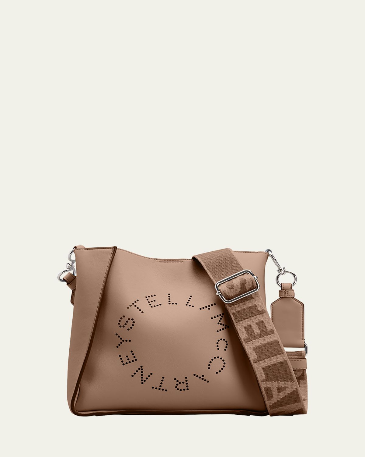 Stella McCartney Mini Logo Vegan Leather Bucket Crossbody Bag