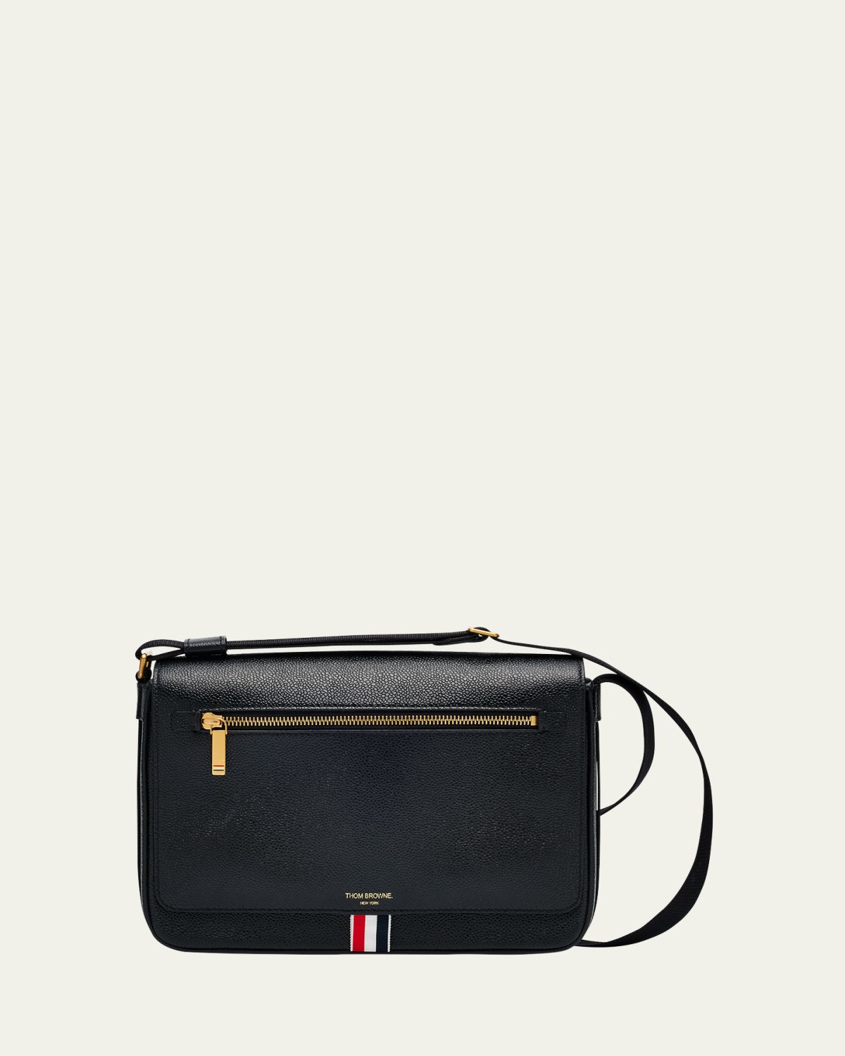 Thom Browne Men's Reporter Leather Crossbody Bag