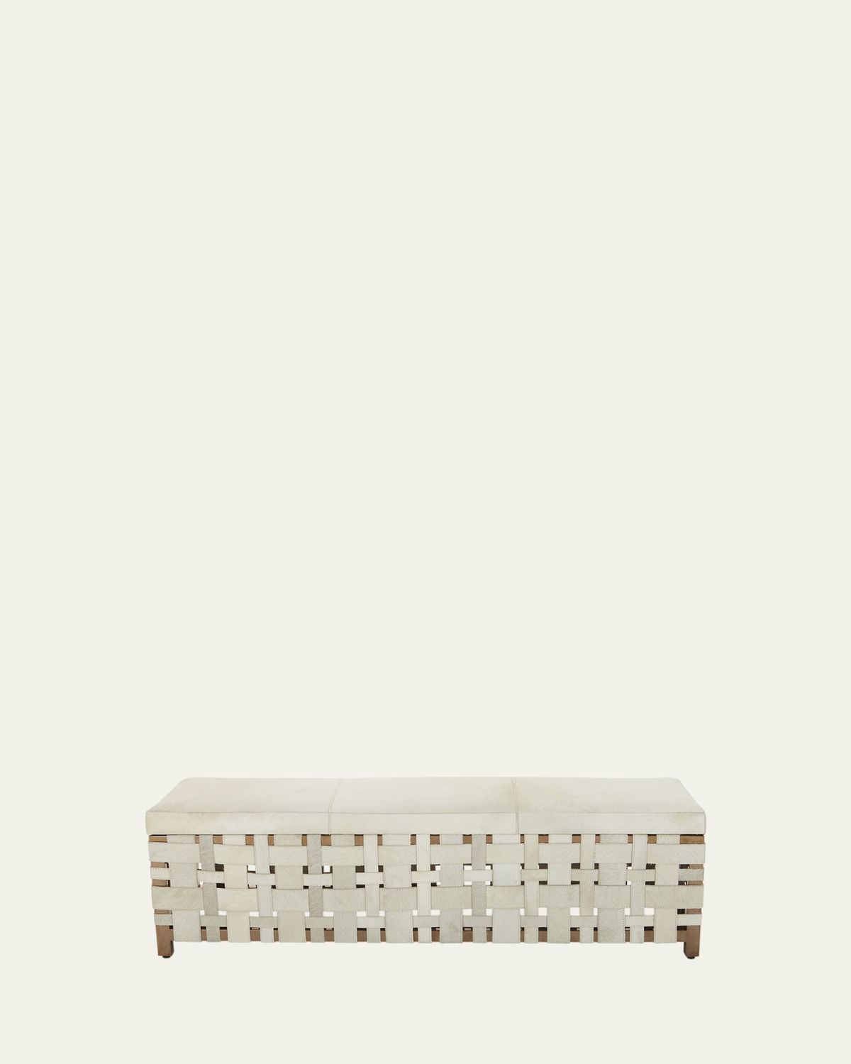 Arteriors Ellis Hair Hide Bench