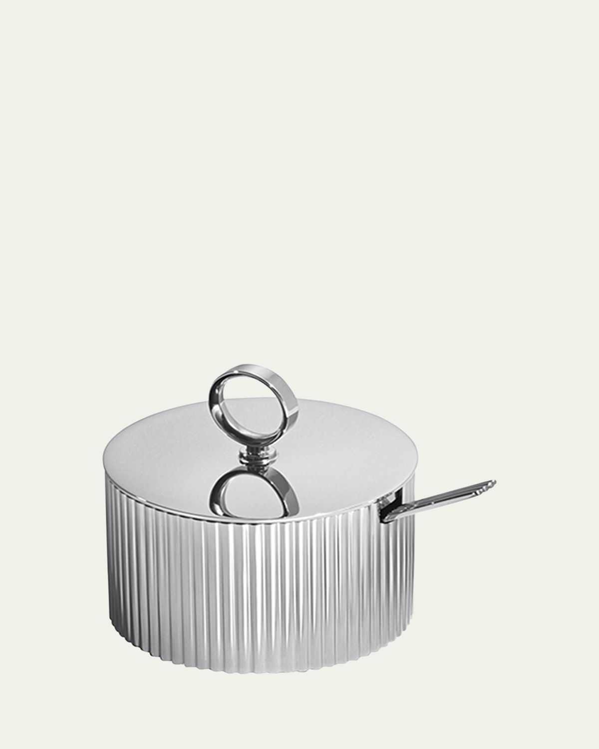 Georg Jensen Bernadotte Sugar Bowl with Spoon