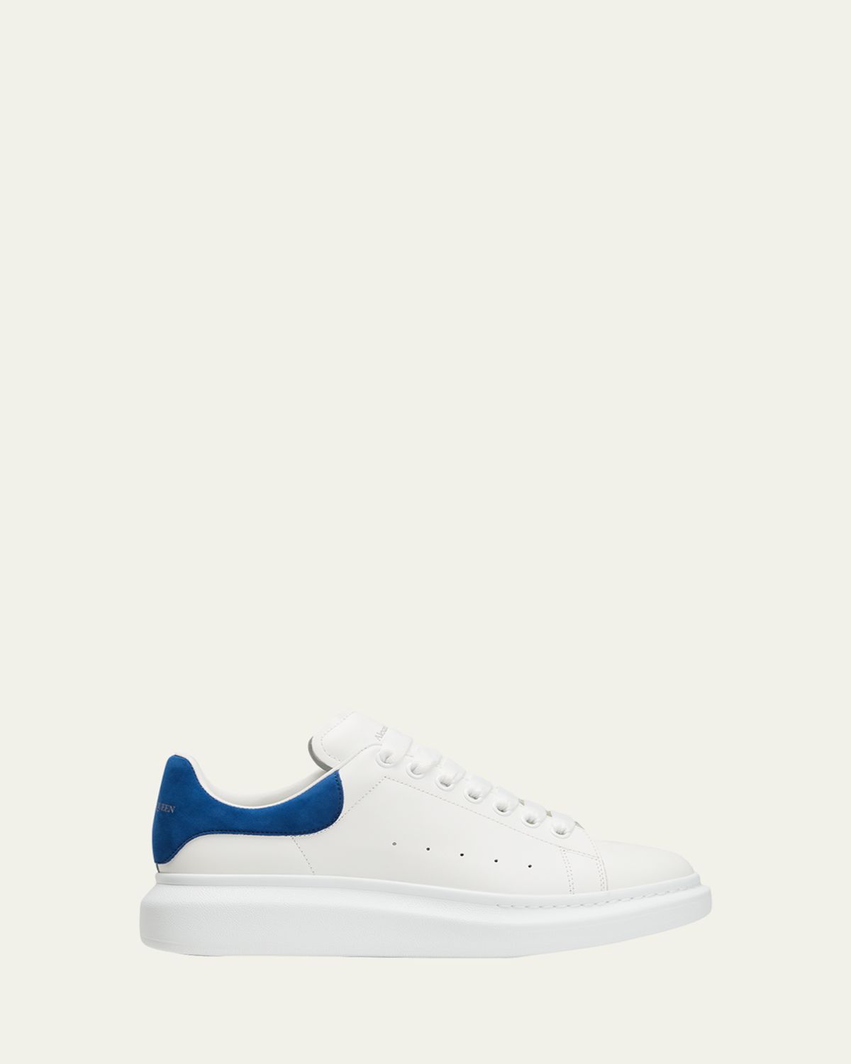 McQueen Men's Leather & Suede Oversized Sneakers
