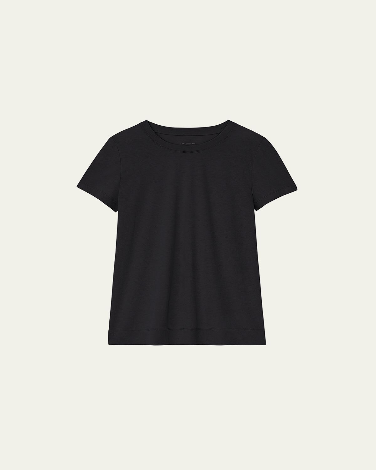 Lafayette 148 New York Modern Short-Sleeve Cotton Jersey Tee | Thumbnail 7