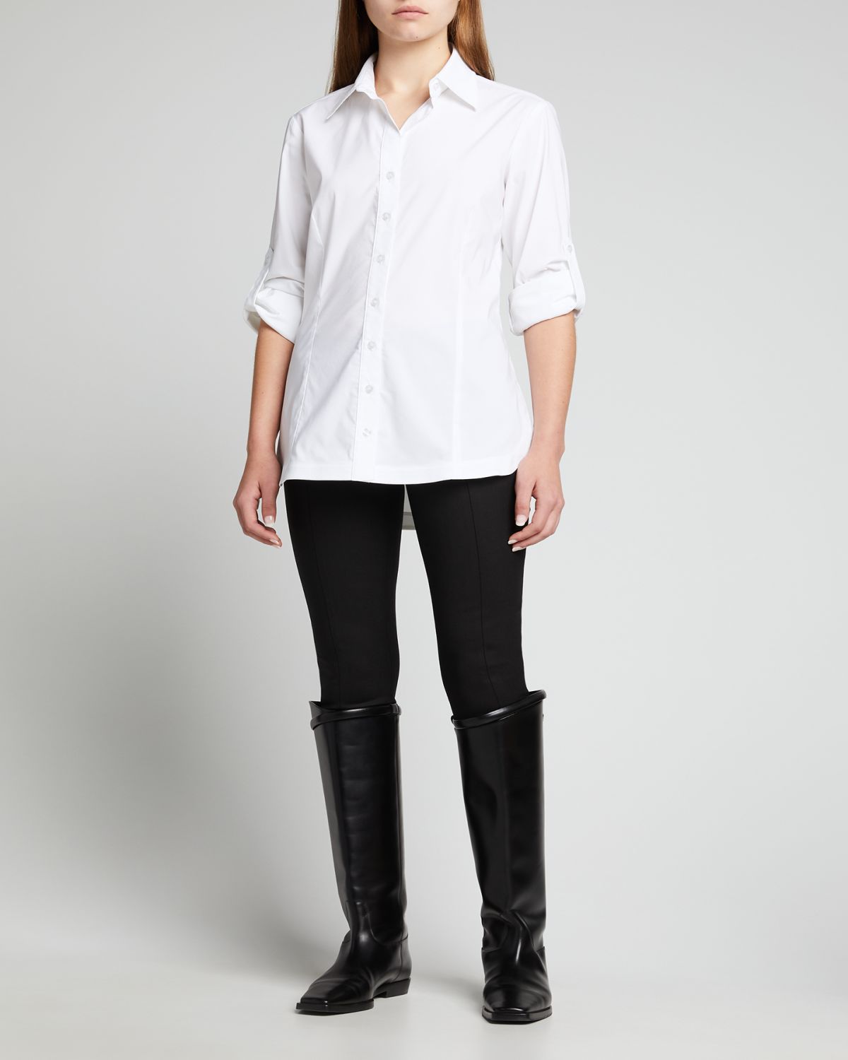 Finley Joey Button-Down Long-Sleeve Roll-Tab Shirt