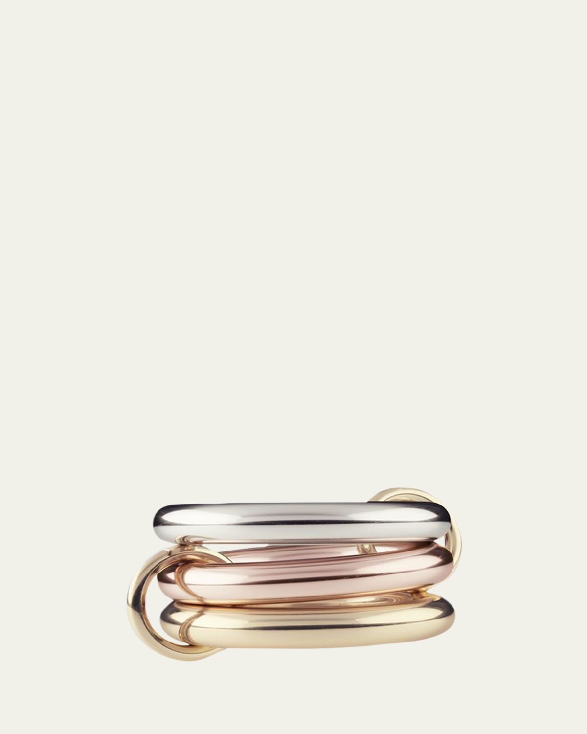 Spinelli Kilcollin 18k Bicolor 3-Link Ring
