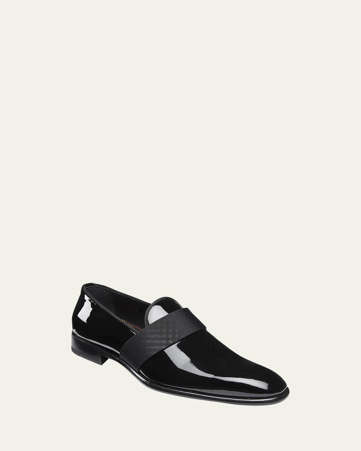 Santoni Men's Isomer Patent Slip-On | Thumbnail 3