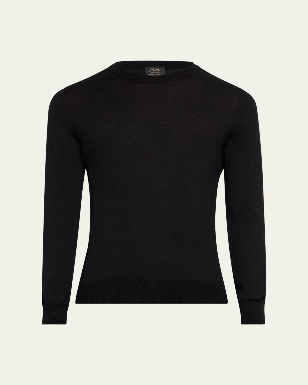 Brioni Men's Long-Sleeve Crewneck T-Shirt