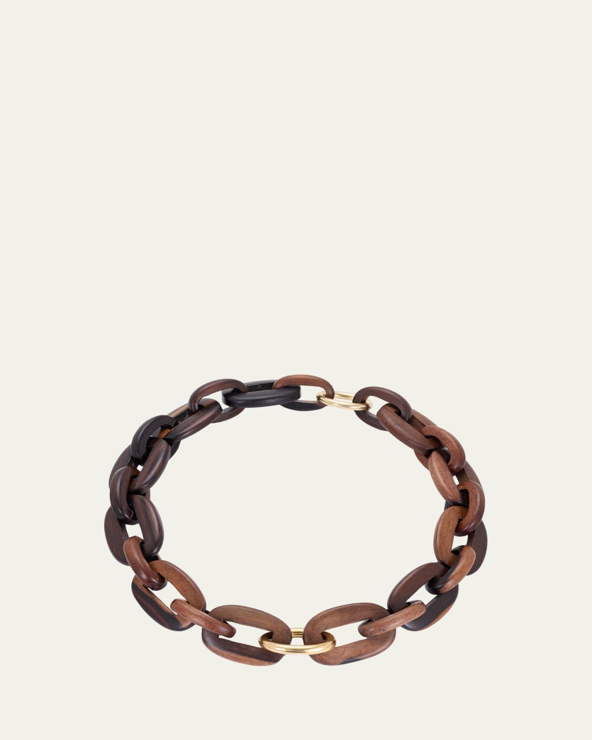 FARAONE MENNELLA by R.F.M.A.S. 18K Ebony Wood Necklace