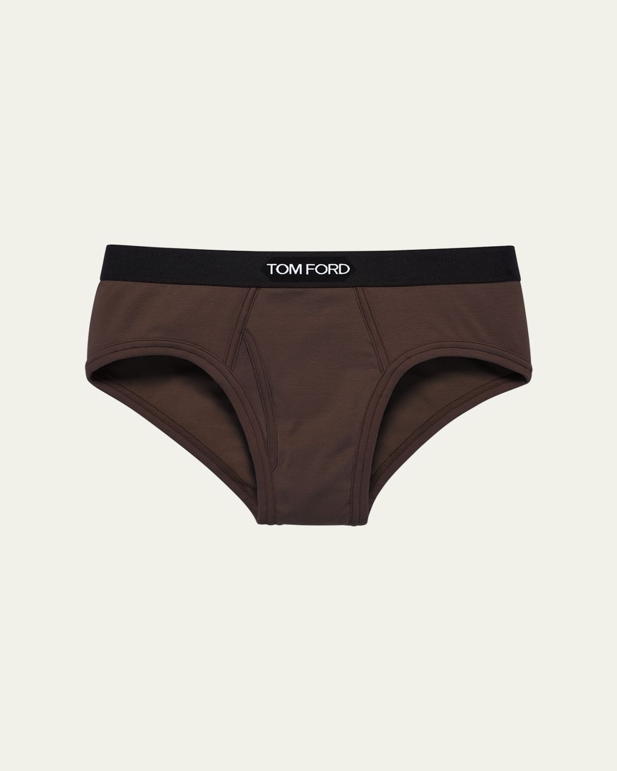 TOM FORD Men's Jacquard Logo Cotton Briefs