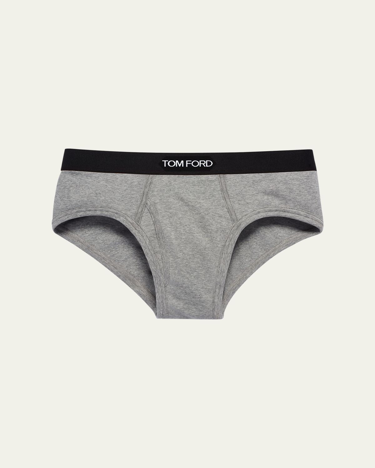 TOM FORD Men's Jacquard Logo Cotton Briefs